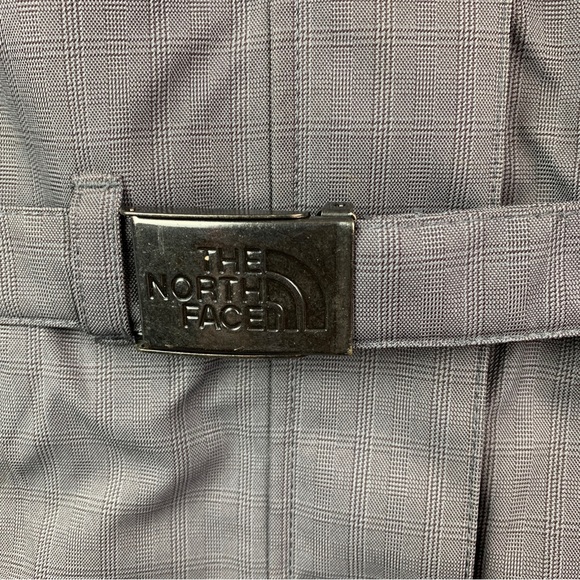 The North Face Full Zip Jacket Hooded Hyvent Goose Down Belt Gray Women’s Medium - Picture 5 of 11
